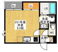 GRANDTIC 東雲本町Ⅰの間取り画像