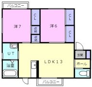エスポワールの間取り画像