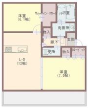 K・プラウドの間取り画像