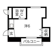 鶴田マンションの間取り画像