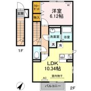 みつばち本町Ⅲの間取り画像