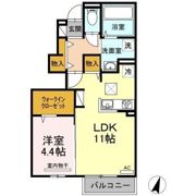 D-roomM B，C棟 C棟の間取り画像