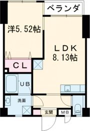 ガーデン桜坂の間取り画像
