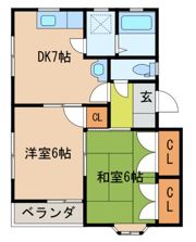 コーポピュアの間取り画像