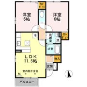 D-room チェリーの間取り画像