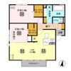 スカイブルー Kの間取り画像
