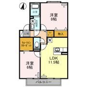 グリーンフィールズ A/Bの間取り画像