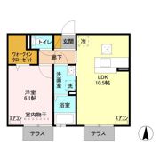 メゾンあきの間取り画像