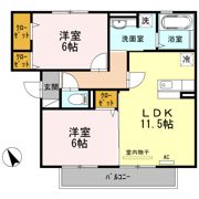 パークヒル砂川の間取り画像