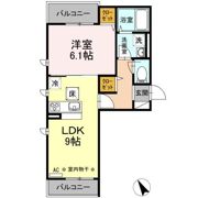 イースト河辺の間取り画像