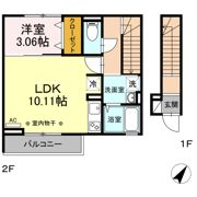リビエラ Ⅱの間取り画像