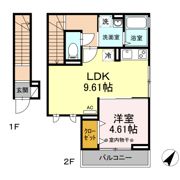 リビエラ Ⅱの間取り画像