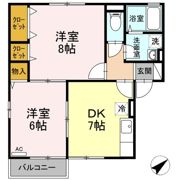アルクール A/B/C/Dの間取り画像