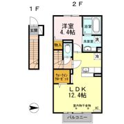 ハイランドテラス西和田の間取り画像