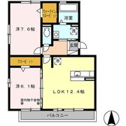 パークハイツの間取り画像