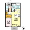 レセンテ上野 Bの間取り画像
