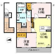 エーデルハイム南端の間取り画像