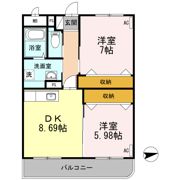 フジパレス皆生の間取り画像