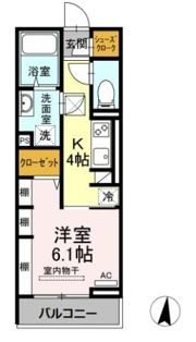 エクセレント東朝日町19の間取り画像