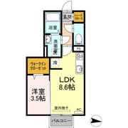 クローリスBの間取り画像