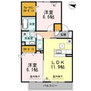 ヴィラージュ パインの間取り画像