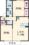 ガーデンハイツ都の間取り画像