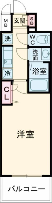 ディアレイシャス浅間町の間取り画像