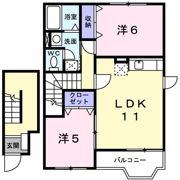 ガーデンロイヤルAの間取り画像