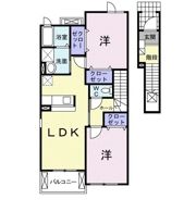 オンブラージュ Bの間取り画像