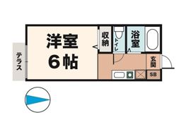 プリシェール中津の間取り画像