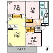 グランメゾン 千音寺の間取り画像