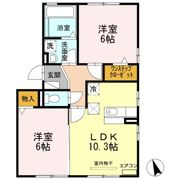 FREA MAKINO A棟の間取り画像