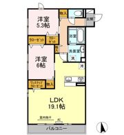 D-room Riageの間取り画像