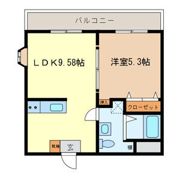 フローレス10番館の間取り画像