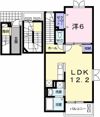 メゾン ド ペルレ 住村 Ⅱの間取り画像