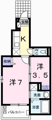 エスペランサⅢの間取り画像