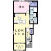 プロムナード 岸城の間取り画像