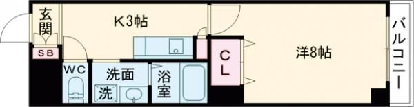 フリーディオ天の川の間取り画像