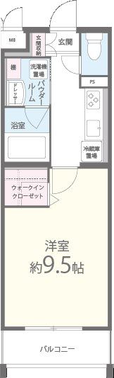 ビジュドゥメールの間取り画像