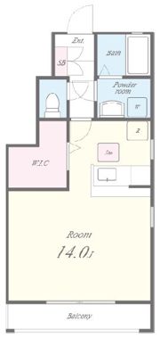 ホワイトコースト壱番館の間取り画像