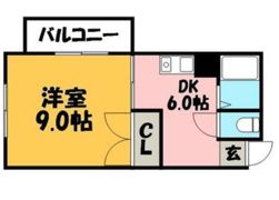 ラフォーレ大和の間取り画像