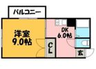 ラフォーレ大和の間取り画像
