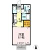 D-room富田 Aの間取り画像