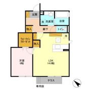 ヴェスタ Aの間取り画像