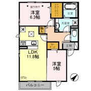 ヴィラ アリエッタの間取り画像