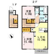 セジュール上徳間 Cの間取り画像