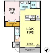 グリーンテラス下東川津の間取り画像