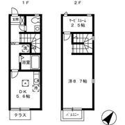 CasaJR箱崎Ⅱの間取り画像