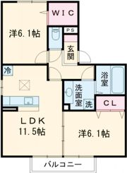 アザレアコートの間取り画像