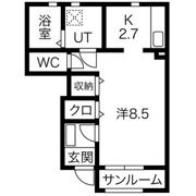 アッシュネクストの間取り画像